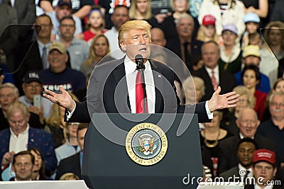 President Trump Editorial Stock Photo